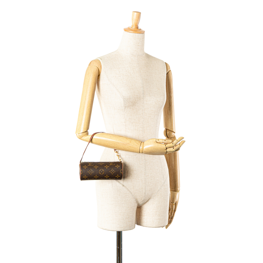 Pre-Loved Louis Vuitton Monogram Papillon Pochette - Picture 10 of 11